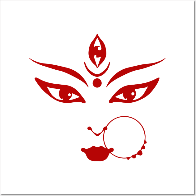 Indian hindu goddess Wall Art by Mia